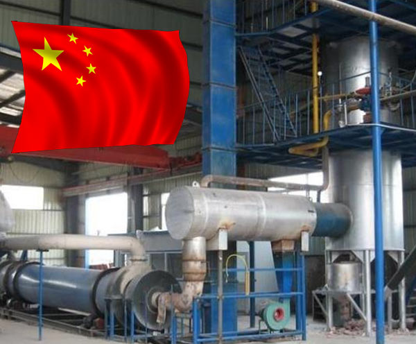 รูปโรงงานผลิตหินเพอร์ไลท์ในจีน